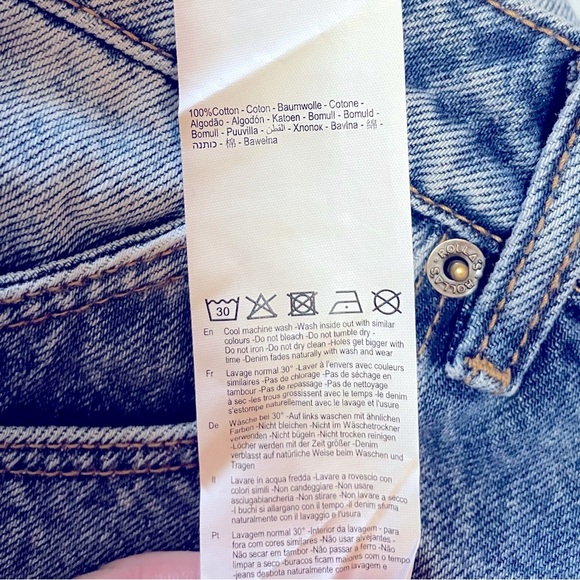 ROLLA'S Kate Baggy Mid Rise Wide Leg Blue Jeans Womens Size 29 New With Tags - Picture 15 of 15